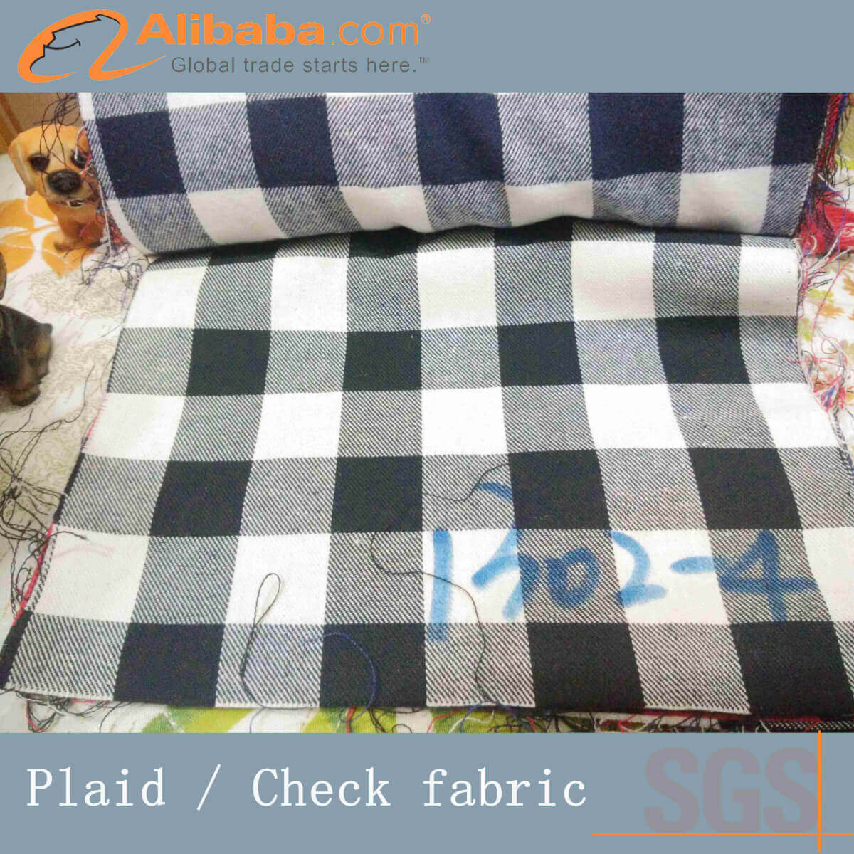 色織改梭織滌棉面料Yarn Dyed TC Printing Flannel Fabric